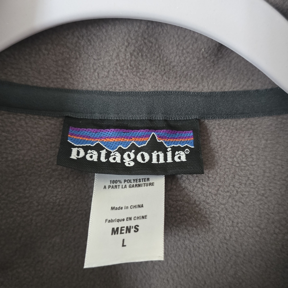 Patagonia Gray Leeway Windproof Softshell Fleece … - image 7